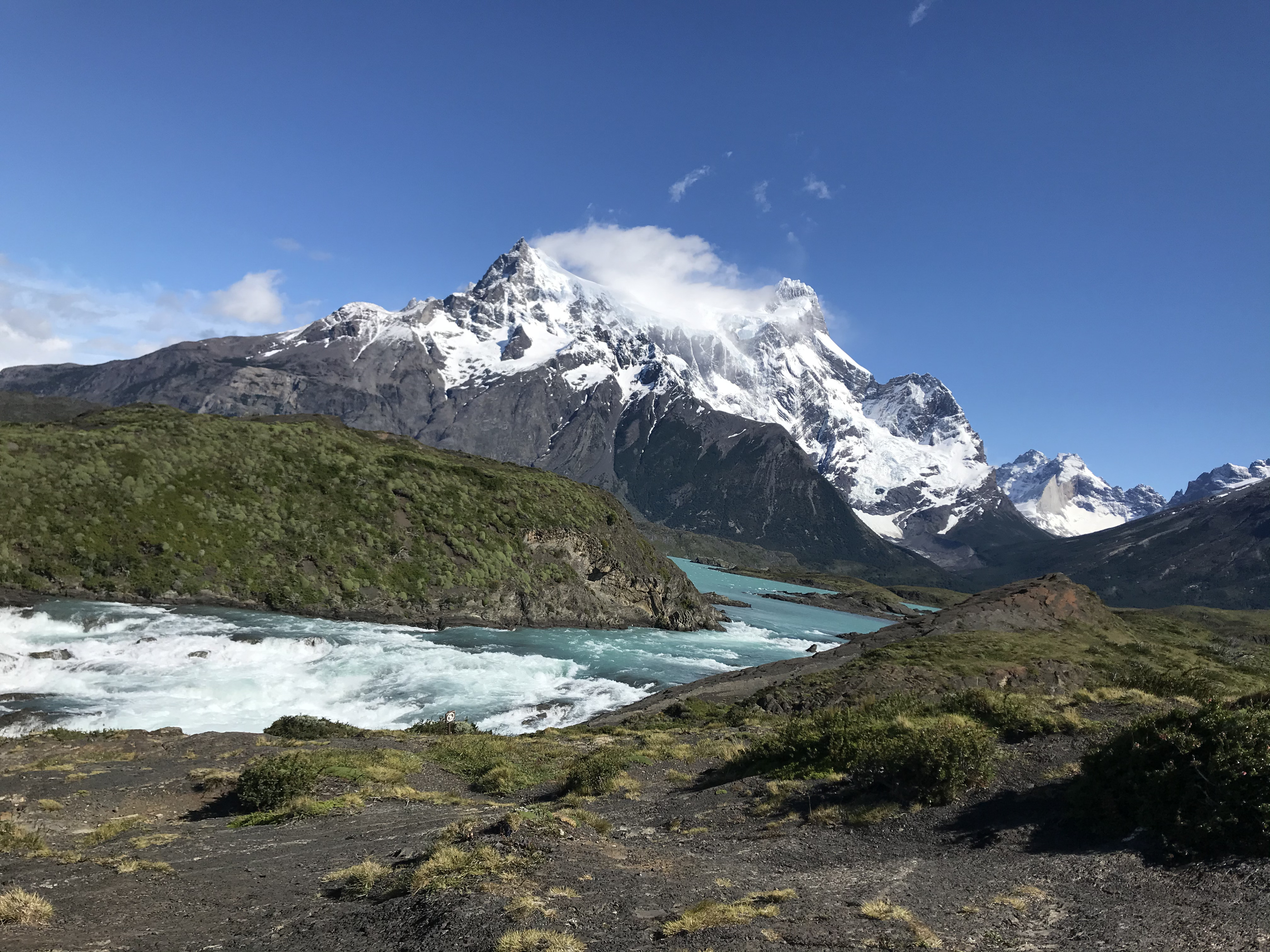 View of lake and mountains