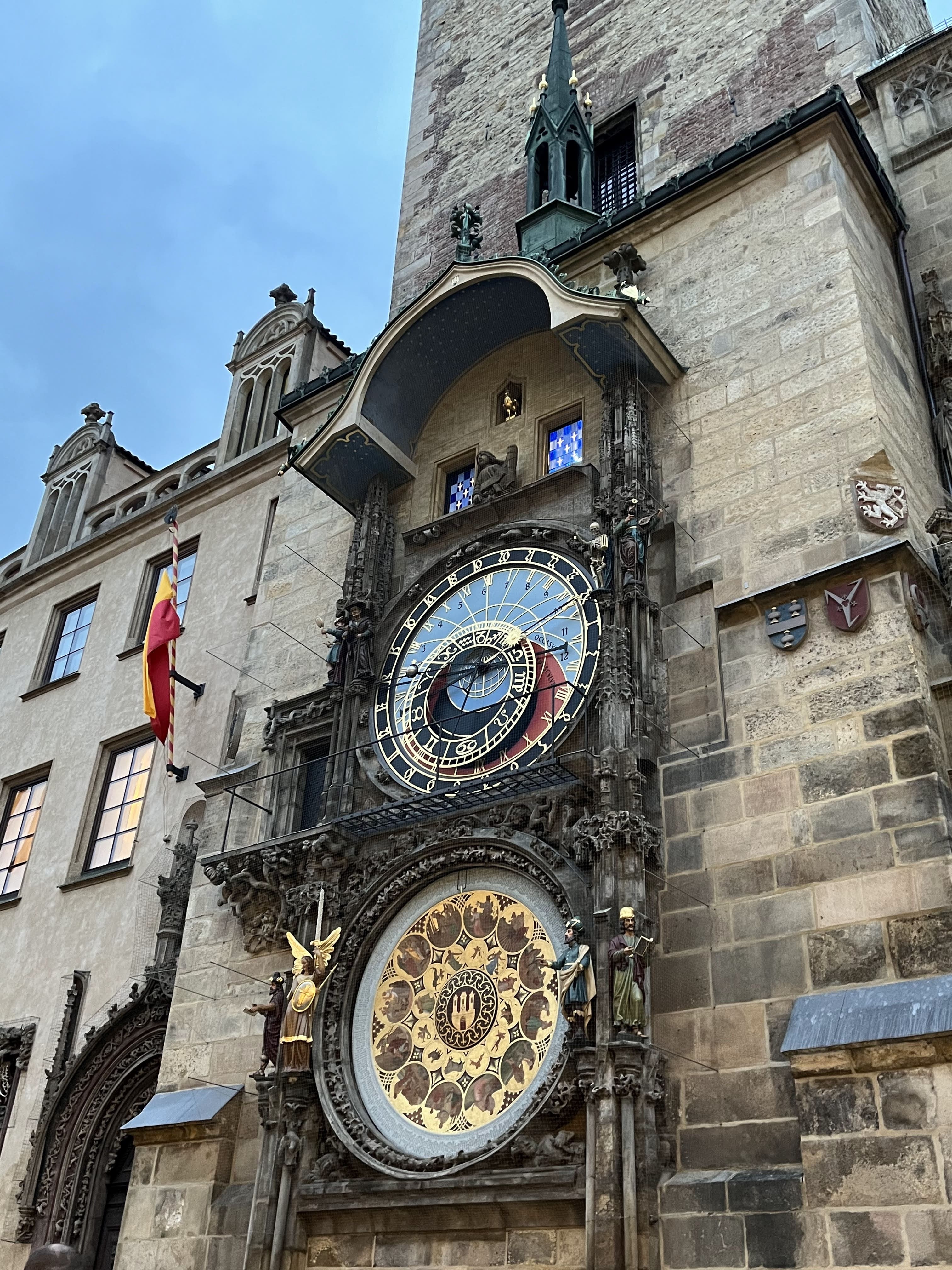 clock tower view of clock