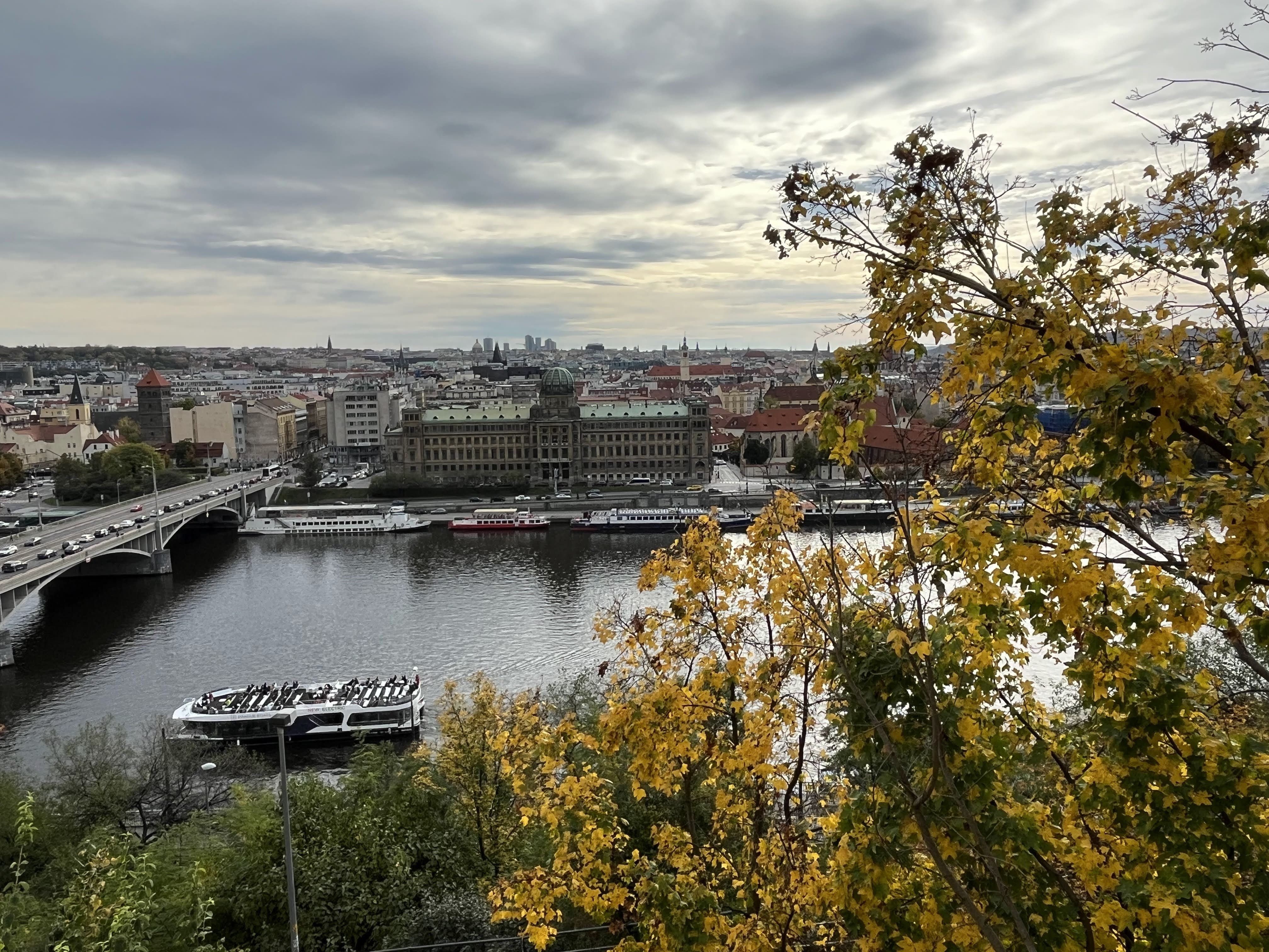 A view of Prague from Letna Park