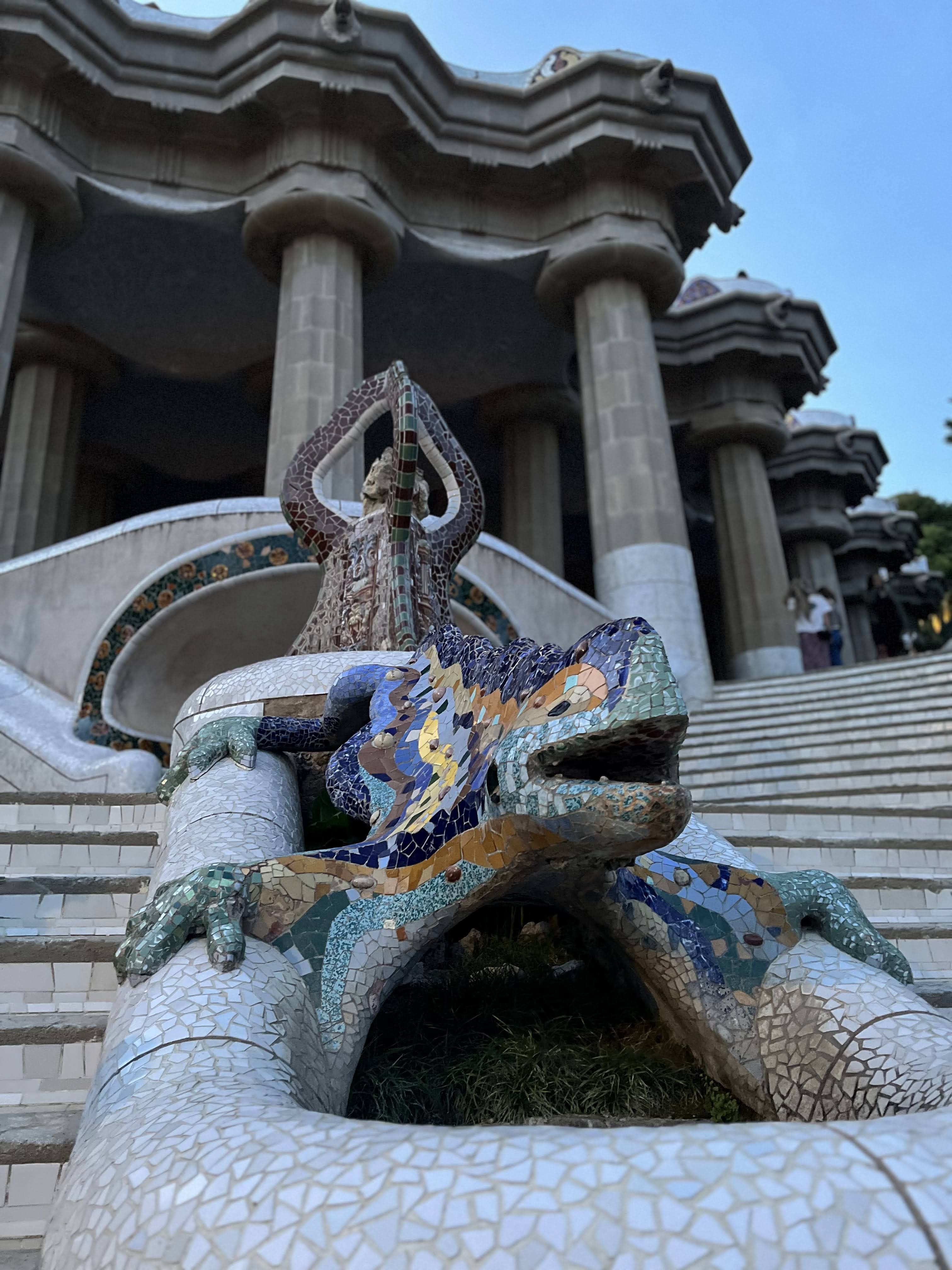 lizard at parque guell