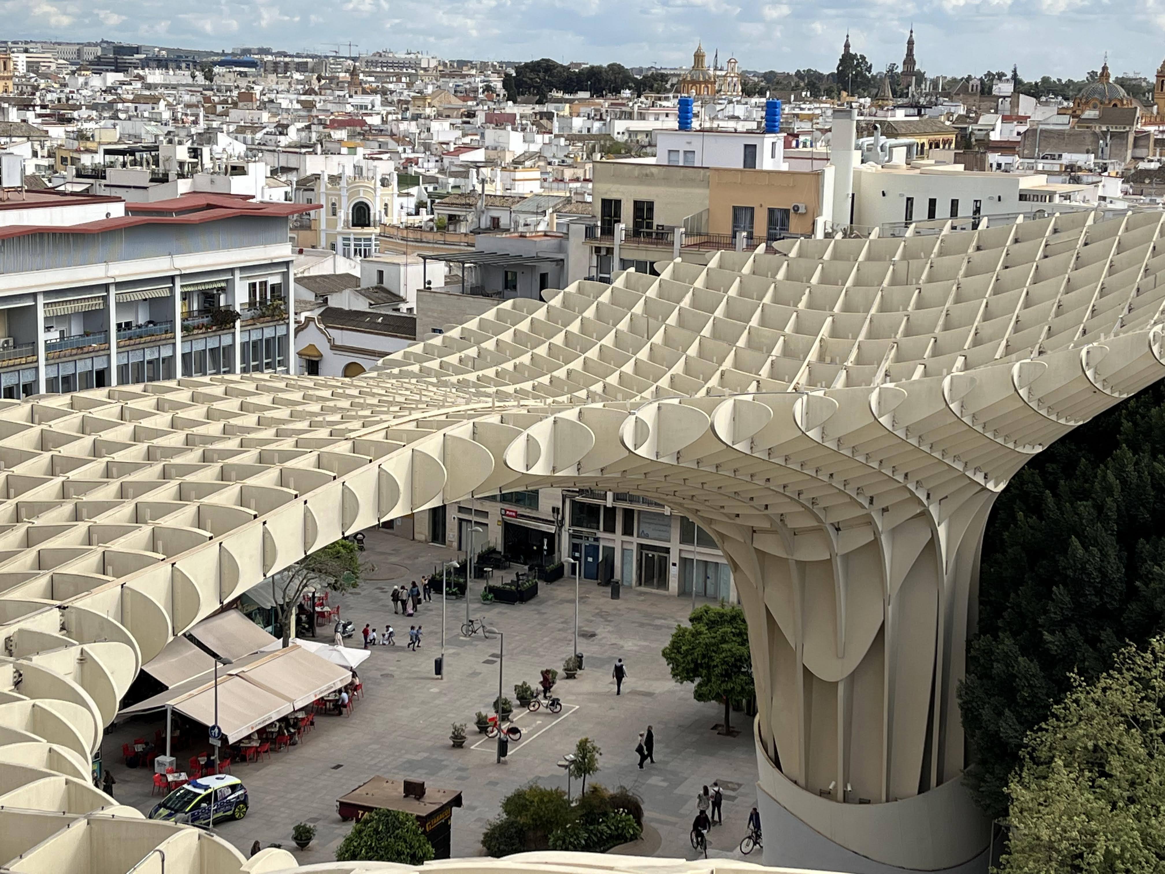 view of las setas de arriba
